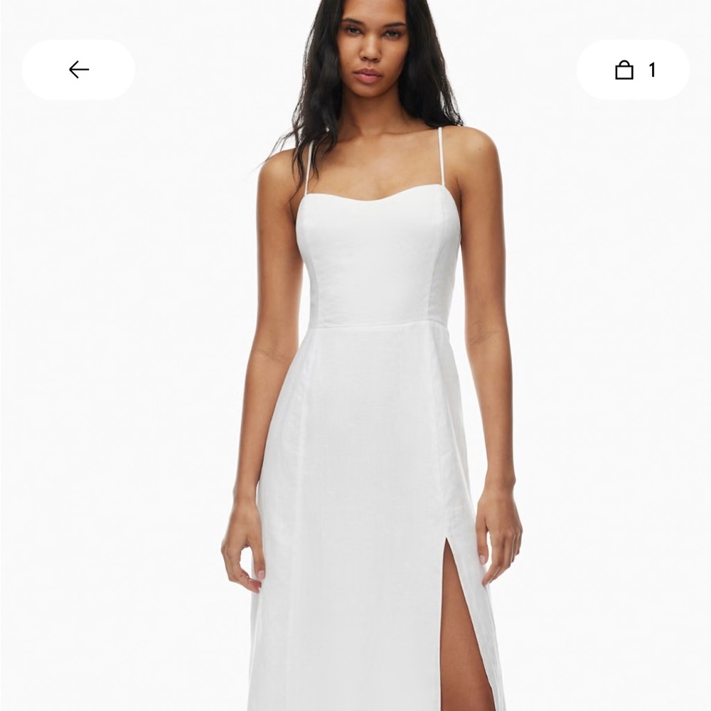 Aritzia barrafina Linen dress, size 0